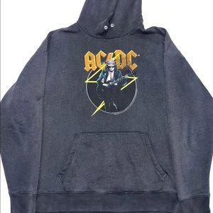Abercrombie & Fitch “AC/DC” 90s Inspired Relaxed Hoodie